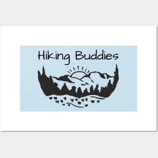 Hiking Buddies Posters and Art